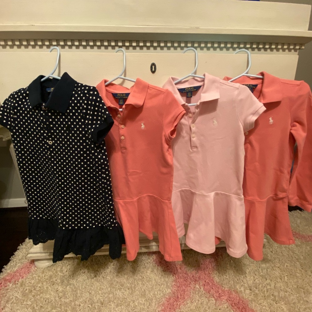 Ralph Lauren Girls 4/4T Lot of 4 dresses